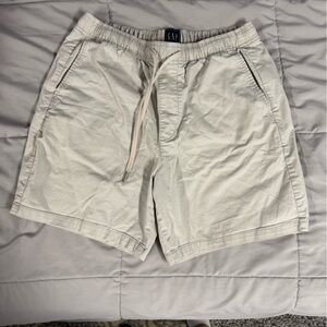 GAP Light Gray Elastic Waist Shorts